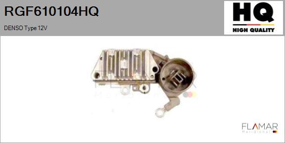 FLAMAR RGF610104HQ - Voltage regulator, alternator car-mod.net