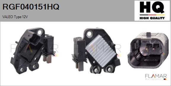 FLAMAR RGF040151HQ - Voltage regulator, alternator car-mod.net