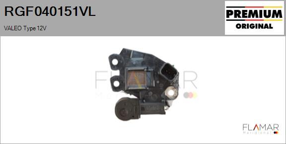 FLAMAR RGF040151VL - Voltage regulator, alternator car-mod.net