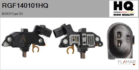 FLAMAR RGF140101HQ - Voltage regulator, alternator car-mod.net