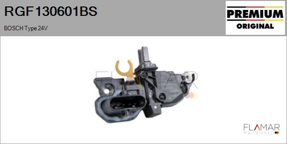 FLAMAR RGF130601BS - Voltage regulator, alternator car-mod.net