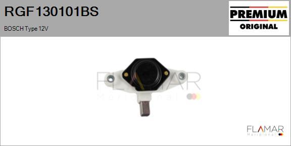 FLAMAR RGF130101BS - Voltage regulator, alternator car-mod.net