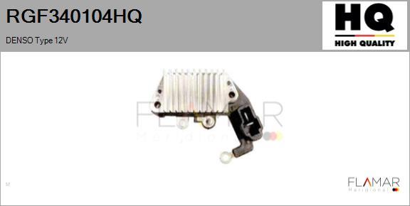 FLAMAR RGF340104HQ - Voltage regulator, alternator car-mod.net