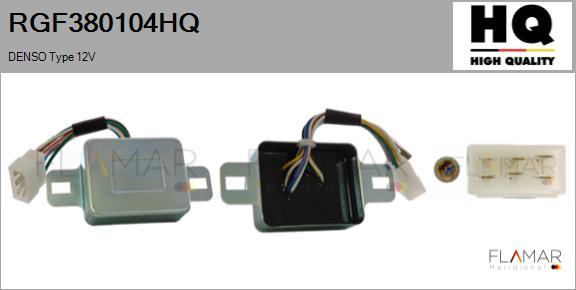 FLAMAR RGF380104HQ
 - Voltage regulator, alternator car-mod.net