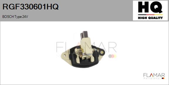 FLAMAR RGF330601HQ - Voltage regulator, alternator car-mod.net