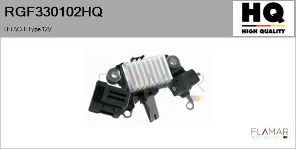 FLAMAR RGF330102HQ - Voltage regulator, alternator car-mod.net