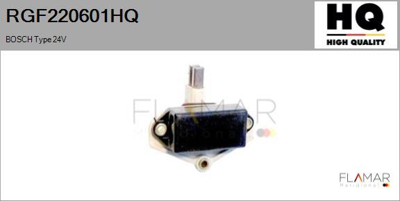 FLAMAR RGF220601HQ - Voltage regulator, alternator car-mod.net