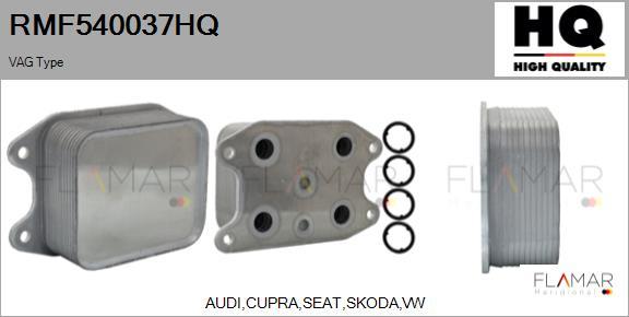 FLAMAR RMF540037HQ - Oil Cooler, engine oil car-mod.net