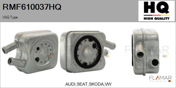FLAMAR RMF610037HQ - Oil Cooler, engine oil car-mod.net