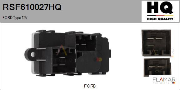 FLAMAR RSF610027HQ - Resistor, interior blower car-mod.net