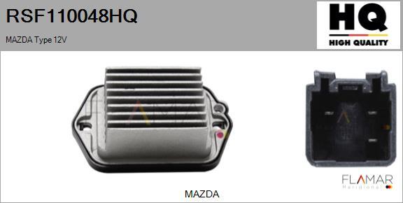 FLAMAR RSF110048HQ - Resistor, interior blower car-mod.net