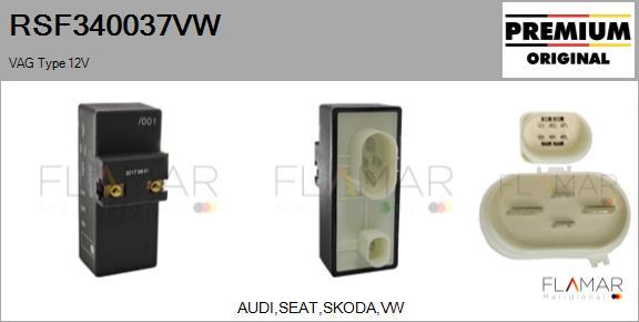 FLAMAR RSF340037VW - Control Unit, air conditioning car-mod.net