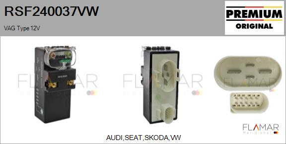 FLAMAR RSF240037VW - Control Unit, air conditioning car-mod.net