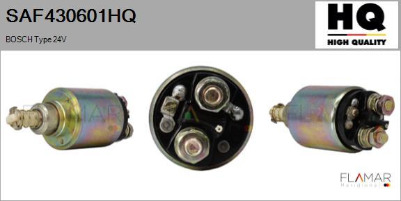 FLAMAR SAF430601HQ - Solenoid Switch, starter car-mod.net