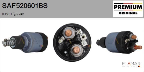 FLAMAR SAF520601BS - Solenoid Switch, starter car-mod.net