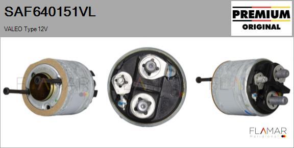 FLAMAR SAF640151VL - Solenoid Switch, starter car-mod.net