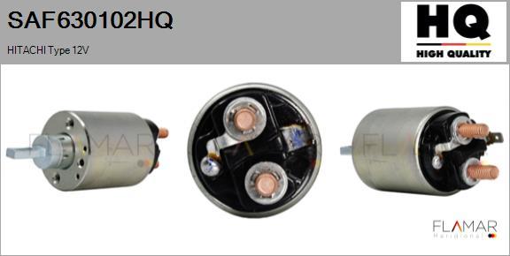 FLAMAR SAF630102HQ - Solenoid Switch, starter car-mod.net