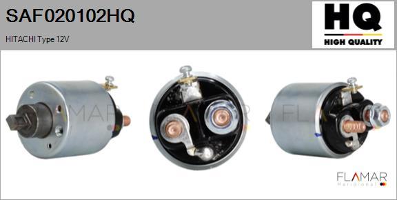 FLAMAR SAF020102HQ - Solenoid Switch, starter car-mod.net