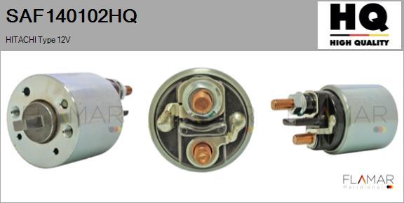 FLAMAR SAF140102HQ - Solenoid Switch, starter car-mod.net