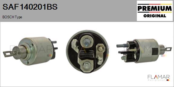 FLAMAR SAF140201BS - Solenoid Switch, starter car-mod.net