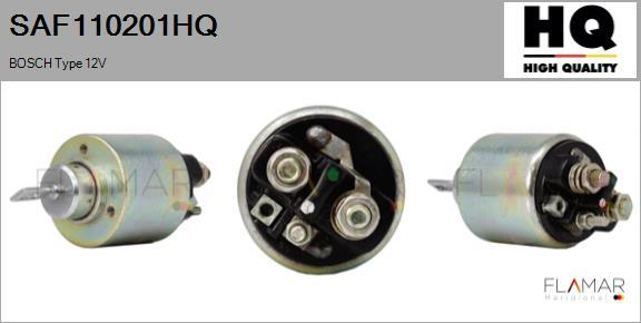 FLAMAR SAF110201HQ - Solenoid Switch, starter car-mod.net
