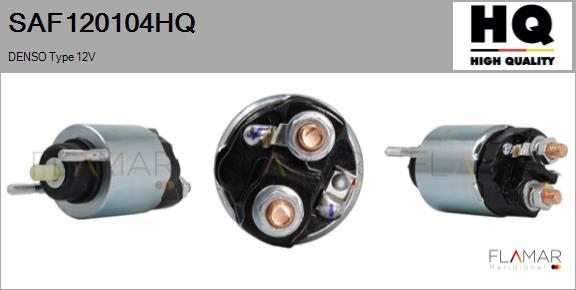 FLAMAR SAF120104HQ - Solenoid Switch, starter car-mod.net
