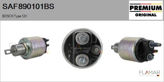 FLAMAR SAF890101BS - Solenoid Switch, starter car-mod.net