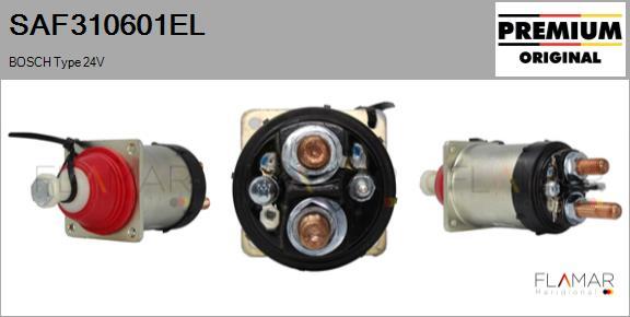 FLAMAR SAF310601EL - Solenoid Switch, starter car-mod.net