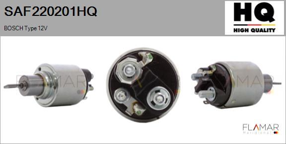 FLAMAR SAF220201HQ - Solenoid Switch, starter car-mod.net