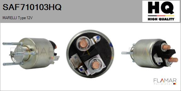 FLAMAR SAF710103HQ - Solenoid Switch, starter car-mod.net