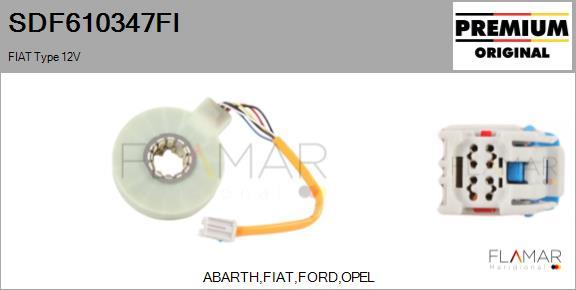 FLAMAR SDF610347FI - Steering Angle Sensor car-mod.net