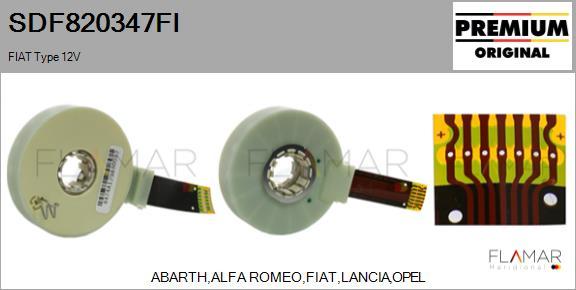 FLAMAR SDF820347FI - Steering Angle Sensor car-mod.net