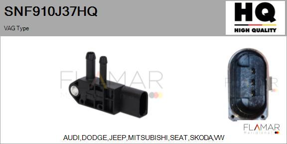 FLAMAR SNF910J37HQ - Exhaust pressure Sensor car-mod.net