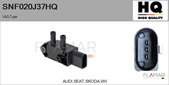 FLAMAR SNF020J37HQ - Exhaust pressure Sensor car-mod.net