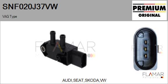 FLAMAR SNF020J37VW - Exhaust pressure Sensor car-mod.net