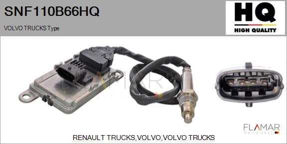 FLAMAR SNF110B66HQ - NOx Sensor, urea injection / catalyst car-mod.net