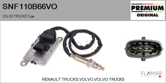 FLAMAR SNF110B66VO - NOx Sensor, urea injection / catalyst car-mod.net