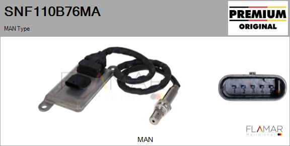 FLAMAR SNF110B76MA - NOx Sensor, urea injection / catalyst car-mod.net