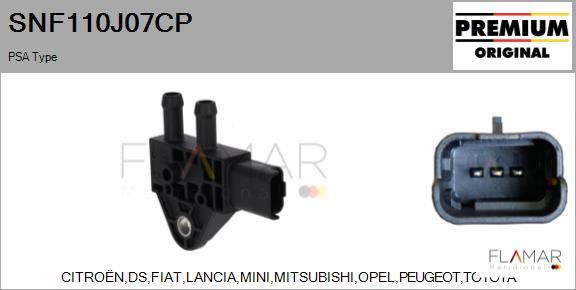 FLAMAR SNF110J07CP - Exhaust pressure Sensor car-mod.net