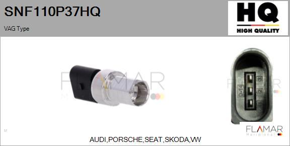 FLAMAR SNF110P37HQ - Pressure Switch, air conditioning car-mod.net