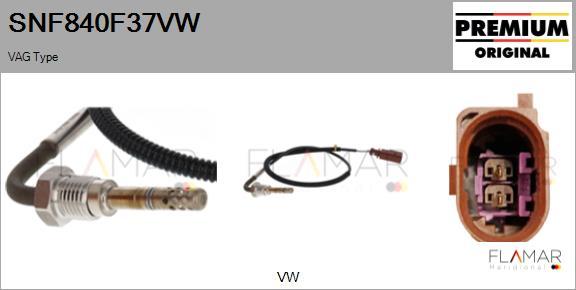 FLAMAR SNF840F37VW - Sensor of exhaust gas Temperature car-mod.net