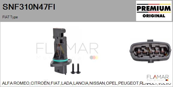 FLAMAR SNF310N47FI - Air Mass Sensor car-mod.net