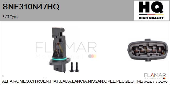 FLAMAR SNF310N47HQ - Air Mass Sensor car-mod.net