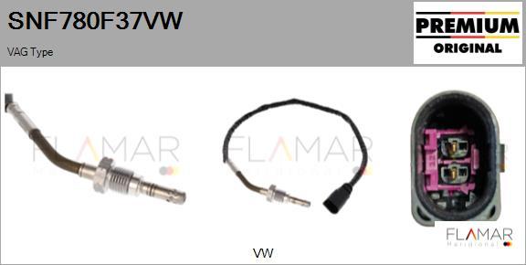FLAMAR SNF780F37VW - Sensor of exhaust gas Temperature car-mod.net