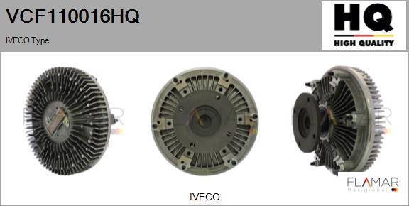 FLAMAR VCF110016HQ - Clutch, radiator fan car-mod.net