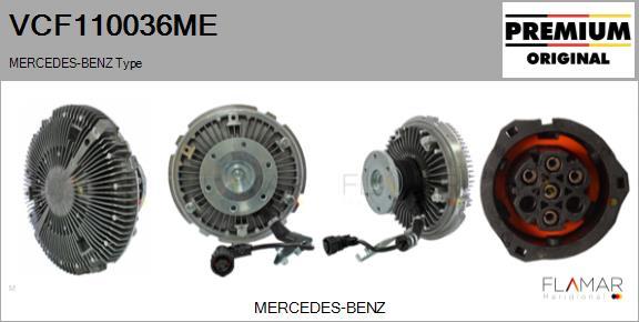 FLAMAR VCF110036ME - Clutch, radiator fan car-mod.net