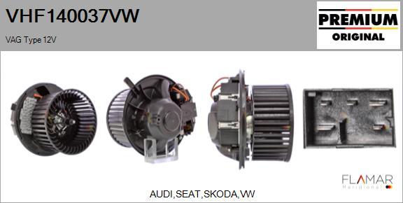 FLAMAR VHF140037VW - Interior Blower car-mod.net