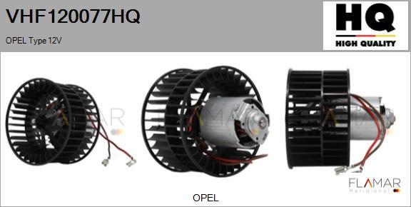 FLAMAR VHF120077HQ - Interior Blower car-mod.net