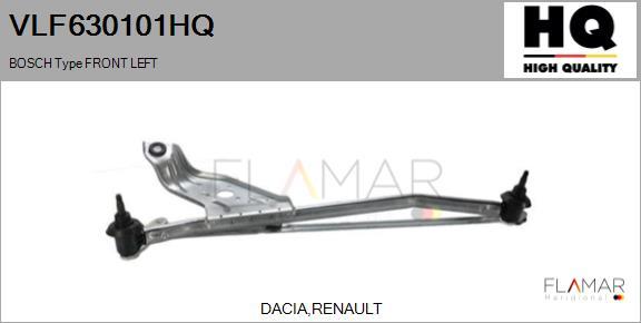 FLAMAR VLF630101HQ - Wiper Linkage car-mod.net