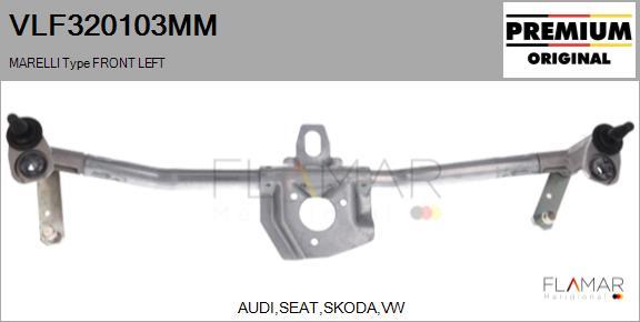 FLAMAR VLF320103MM - Wiper Linkage car-mod.net
